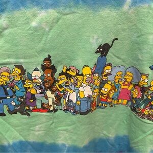 Universal Studios Simpsons Tie-Dye Unisex T-Shirt